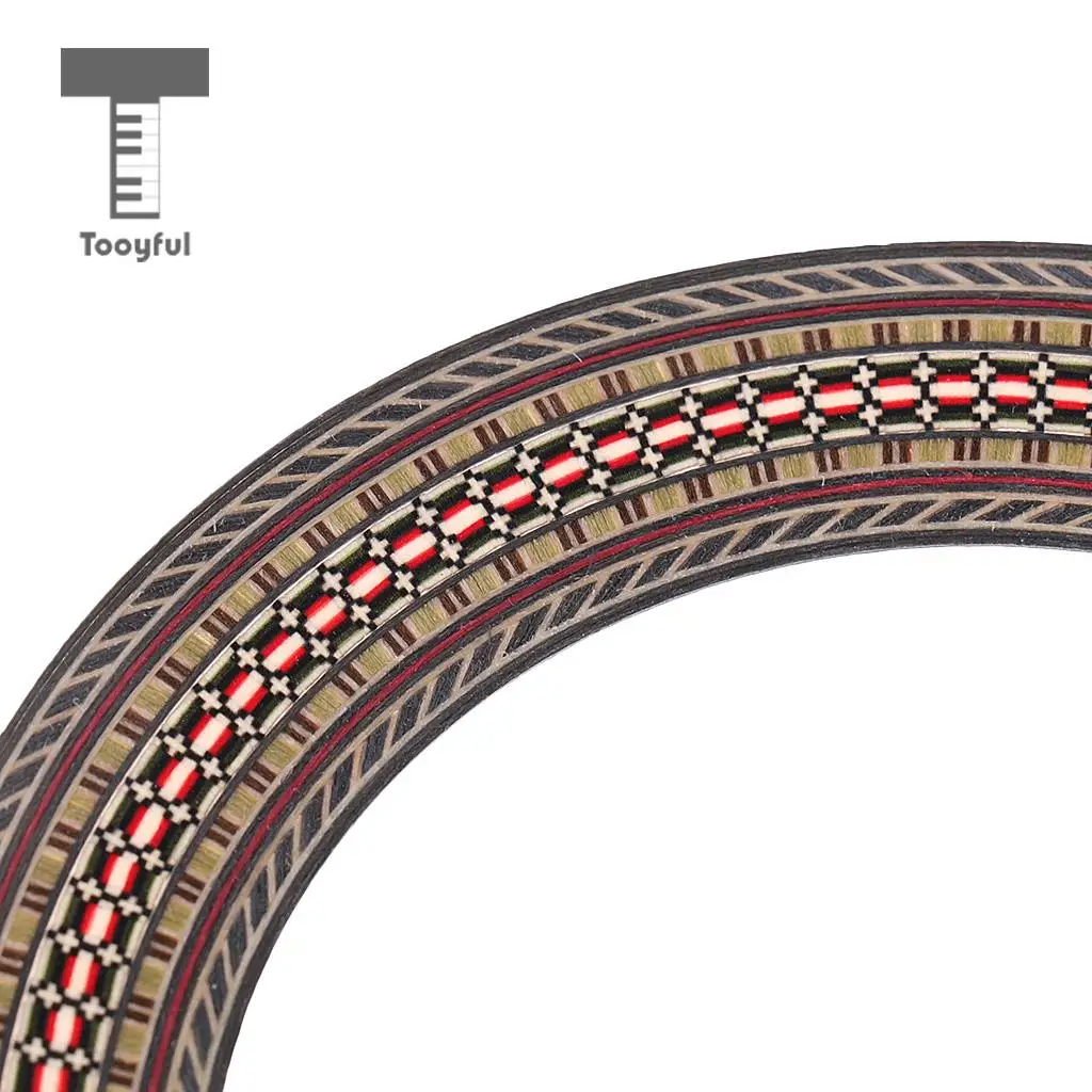 Tooyful 41'' Guitar Sound Hole Decal Soundhole Sticker Circle for Acoustic Guitar 3x