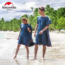 Naturehike NH18Y050-J Быстрый купальный халат для сушки пляж Приморский плащ для взрослых мужчин и женщин купальное полотенце плащ