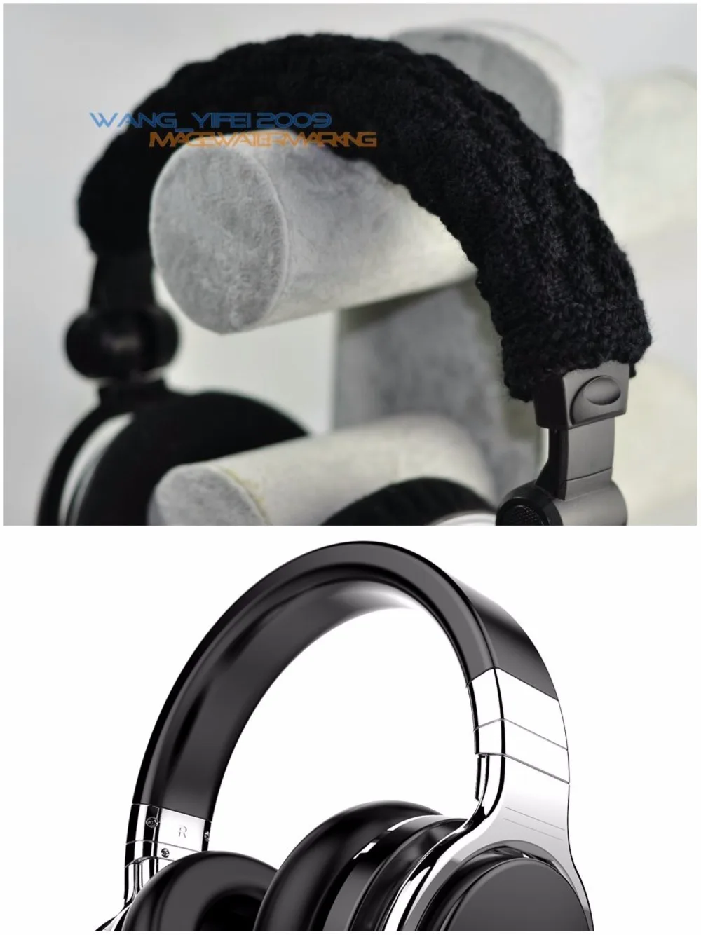 

100% Pure Wool Headband Cushion For Cowin E-7 E7 Active Noise Cancelling Over Ear Headset Headphone Head Pad