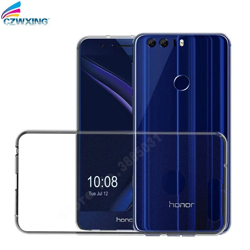 Huawei Honor 8 FRD-L19 FRD-L09 FRD-AL10 силиконовый прозрачный футляр из ТПУ чехол для телефона для huawei Honor8 FRD L19 L09 AL10 задняя крышка