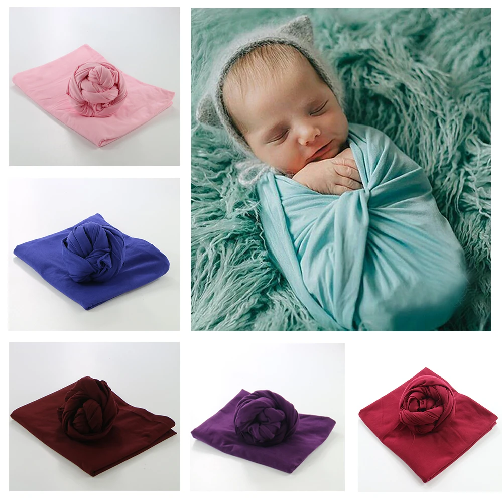 

Don&Judy 2019 New 160*40 cm Stretch Wrap Newborn Photography Props Baby Photo Shoot Accessories Photograph For Studio