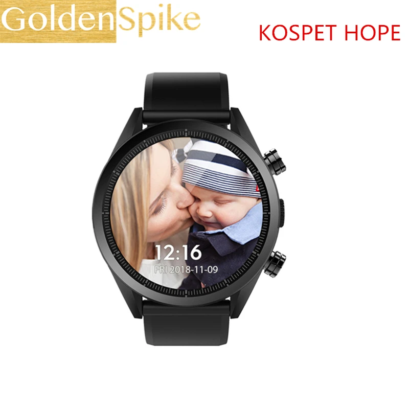 2019 4g Смарт часы KOSPET HOPE Android 7 1 3 ГБ 32 с gps 8 Мп камерой 39 дюймов AMOLED экран 620 мАч