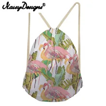 NOISYDESIGNS Beach Bags animals Printed kids Drawstring Backpack School Shopper Unicorn Mochila Infantil Travel Gift 2018 new