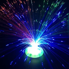 XL-15 многоцветный светодиодный волоконно-оптический светильник, праздничный свадебный центральный оптический светодиодный светильник