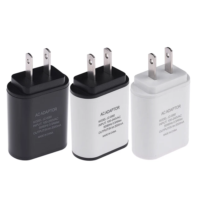 CHUNFA 5 PCS/Lot En Gros USB Chargeur pour Téléphone Universel Chargeur Mural US Plug Adaptateur