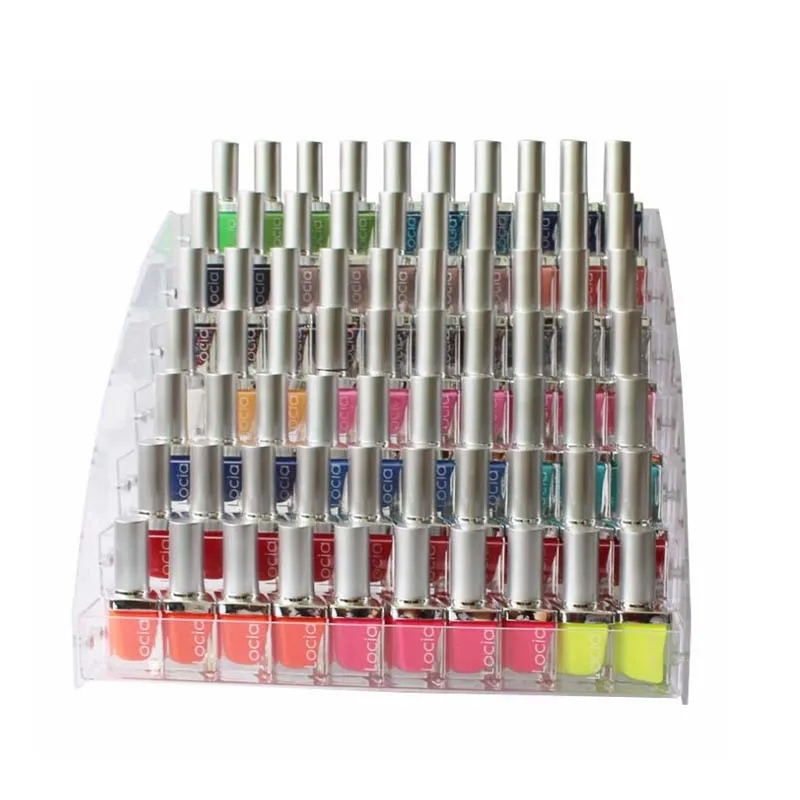 

7-layer Nail Polish Holder box Shelf Case Organizer Lipstick Storage box Acrylic Cosmetics for mac Nail art Display