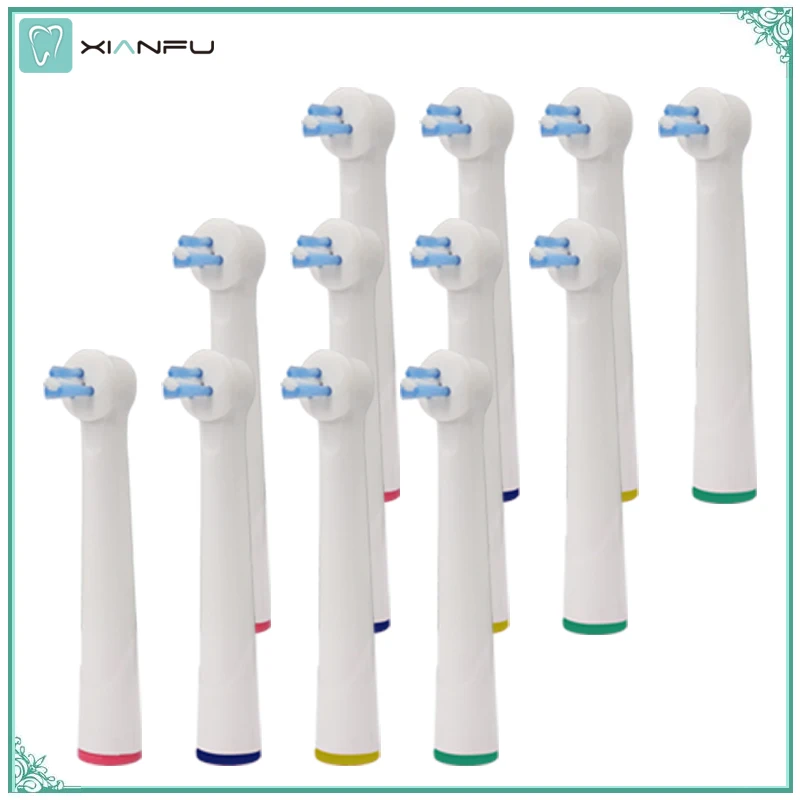 

12PCS Replacement Brush Heads Ip17-1 Power Tip Brush heads fit oral B Interproximal Clean Designed For Braces And Dental work