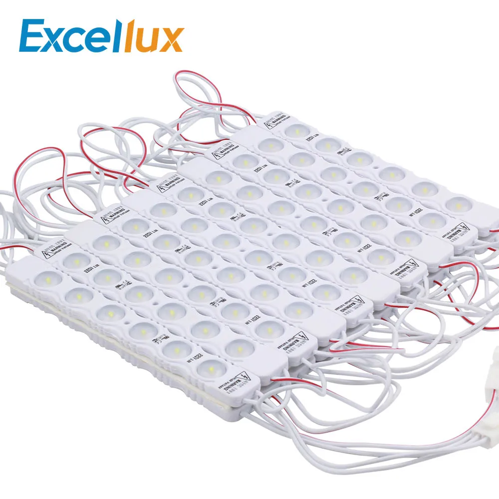 

20PCS/lot AC 220V Led Modules 6Leds/PCS IP65 Waterproof Led Module 2835 For Advertising Back Light Box Letter White Diode Module