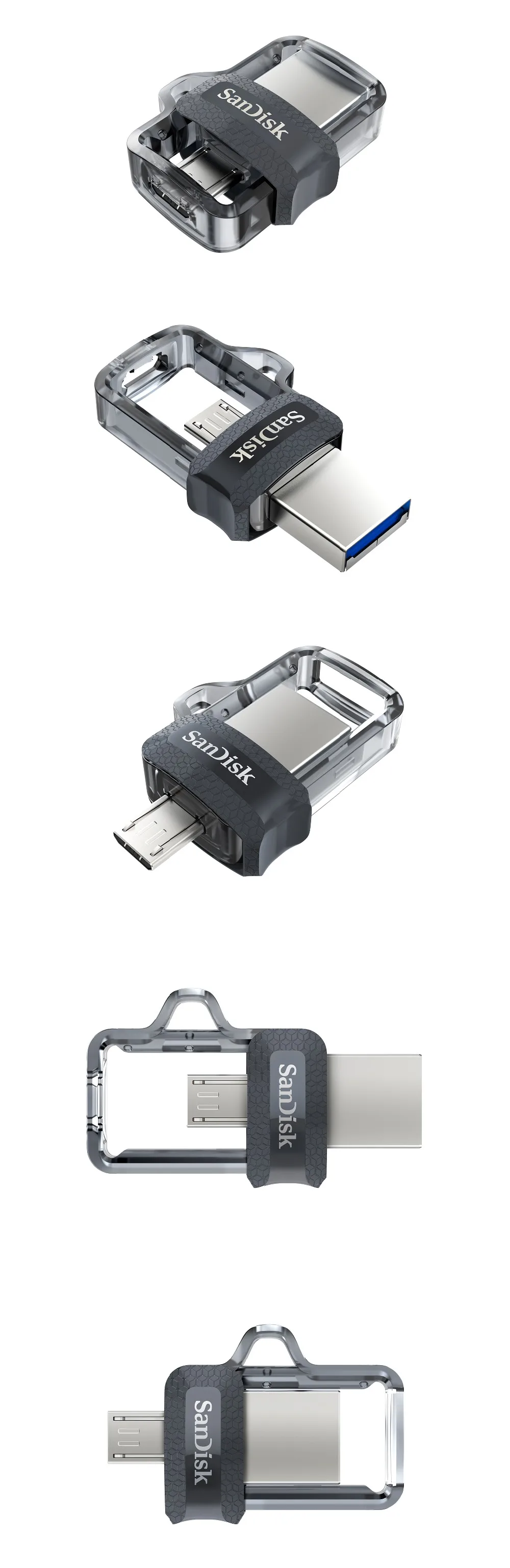 sandisk sdd3 экстремально высокая скорость 150 м/с Флешка 32 Гб OTG USB3.0 128 Гб двойной OTG USB флэш-накопитель 64 ГБ