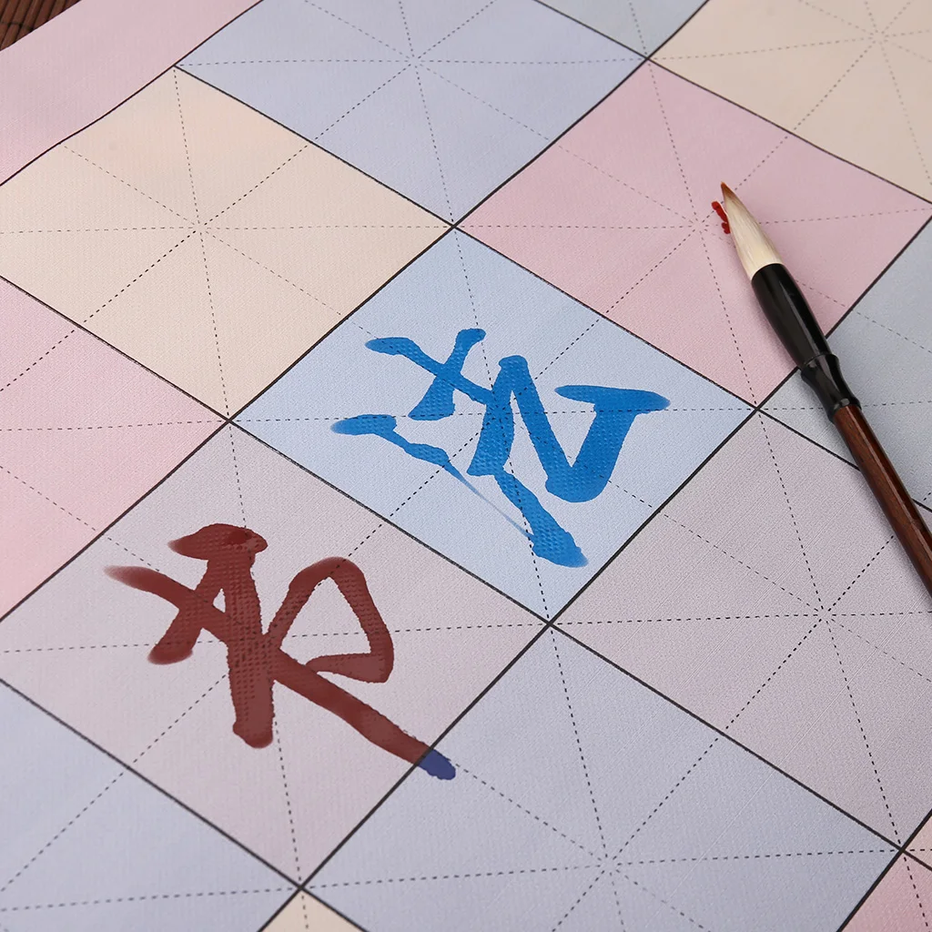 Многоразовая Волшебная водная ткань для рисования кисть для рисования Китайская каллиграфия практика свиток для детей раннее образование#326
