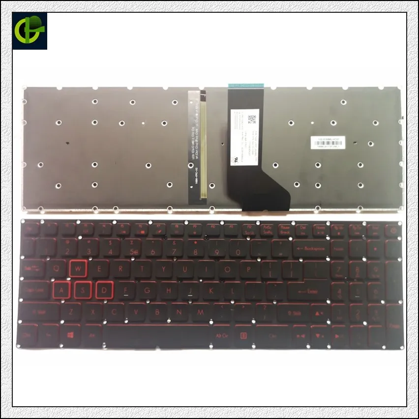 

New Backlit English Keyboard for Acer Predator Helios 300 G571 PH317-51 NK.I1513.053 G3-571 G3-572 PH315-51 G3-572-72YF US