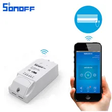 Sonoff Pow Smart переключатель Wi-Fi Управление Лер Умный дом Управление с реальным временем Мощность измерения потребления 16a/3500 Вт через ewelink