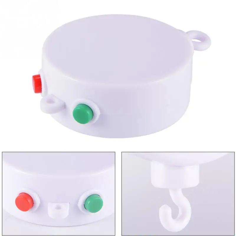 

White Rattles Bracket Set Baby Crib Mobile Bed Bell Toy Holder Arm Bracket Wind-up Music Box Baby Toy