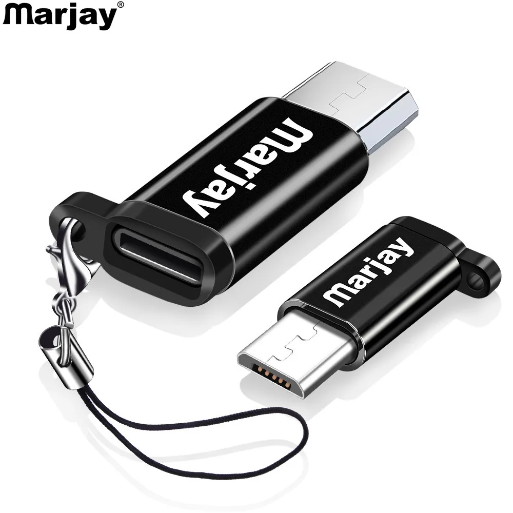 

Marjay Micro USB OTG adapter Micro USB Male to Type C Female Cable OTG Data Converter For Samsung Xiaomi Huawei LG Android