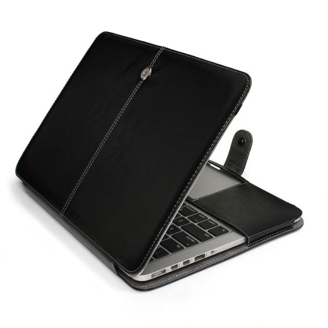 

Business PU Leather Laptop Case For Apple Macbook Pro Air Retina 11 12 13 15 inch Ultrabook Notebook Cover bag shell for macbook