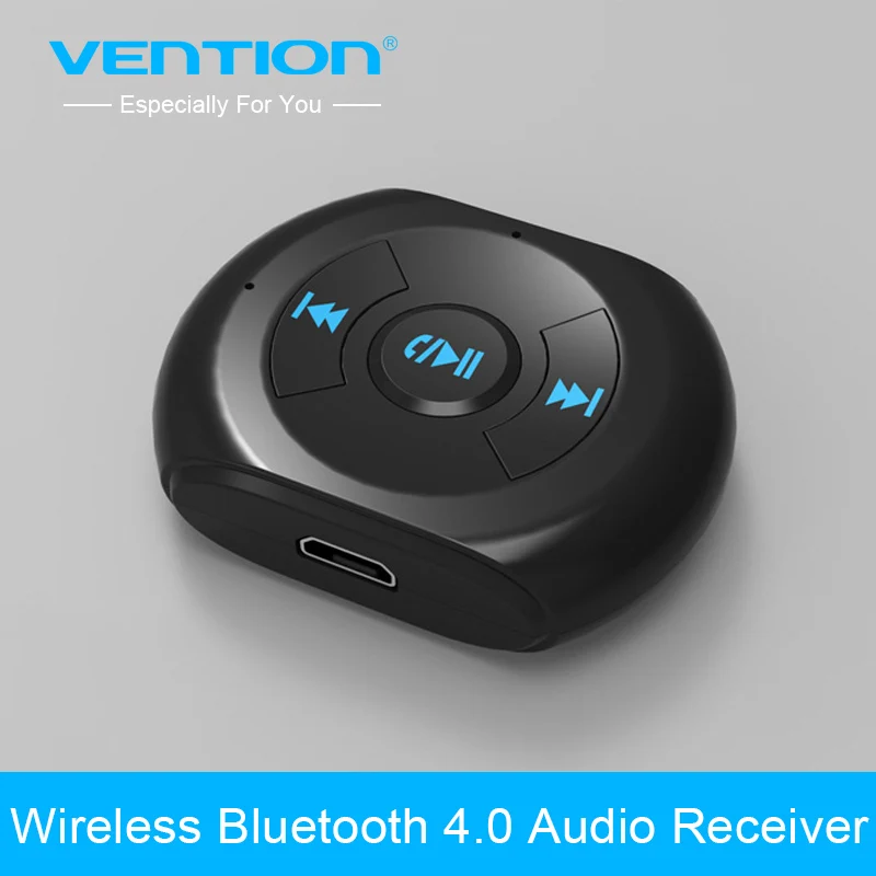 VENTION Bluetooth 4.0 Music Receiver Portable 3.5mm Wireless Bluetooth AUX Audio Receiver Adapter for Stereo Speaker Car Kit