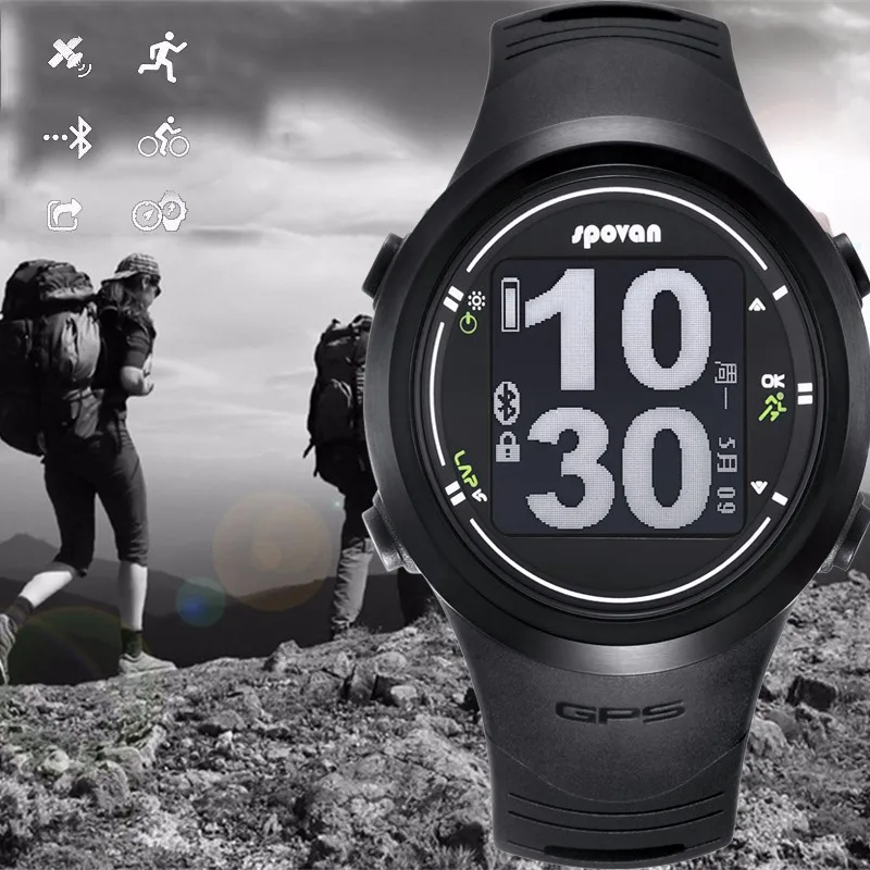 Buy Spovan Runner GPS Waterproof Wrist Watch Sports
