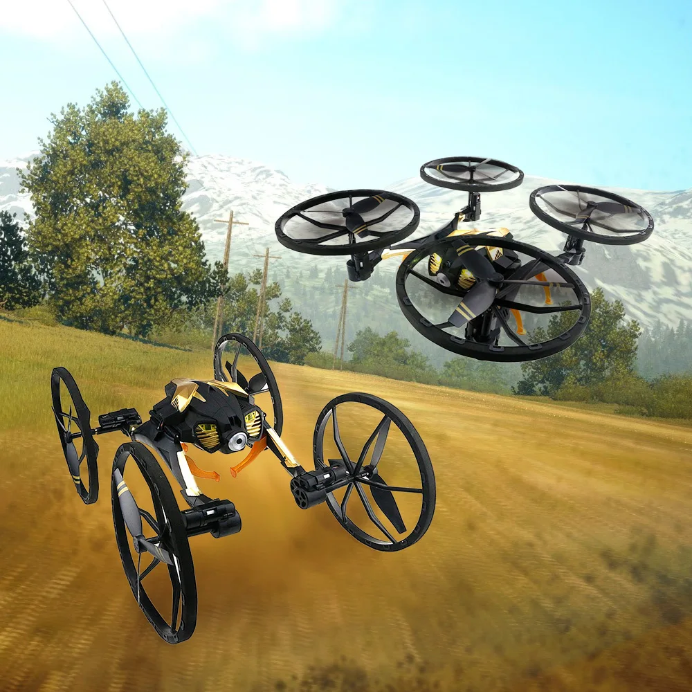 

JJR/C NH-009 RC Car 2.4GHz Air-Ground Flying Car Dron One Key Return Quadcopter RC Toy for Children