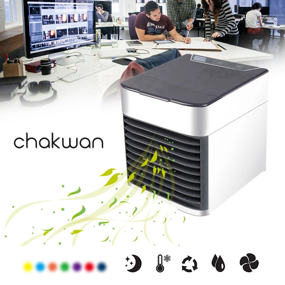 

Portable Air Cooler Arctic Air Ultra Conditioner Fan USB Mini Personal Space Cooler Fan Home Office Desktop Air Conditioning Fan