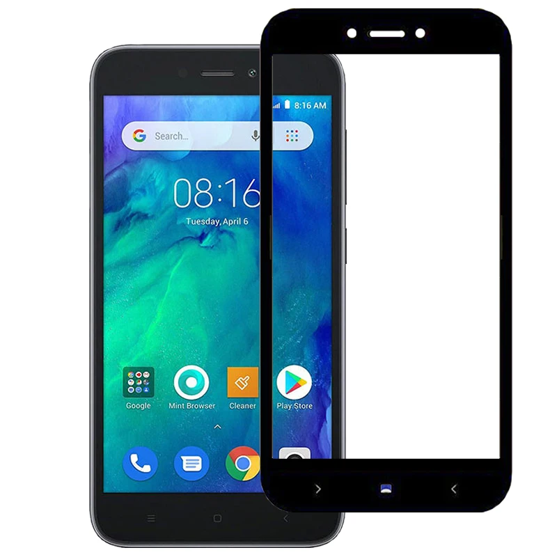 25 шт./лот полный охват Защитная пленка для экрана Xiaomi Redmi GO защитная против