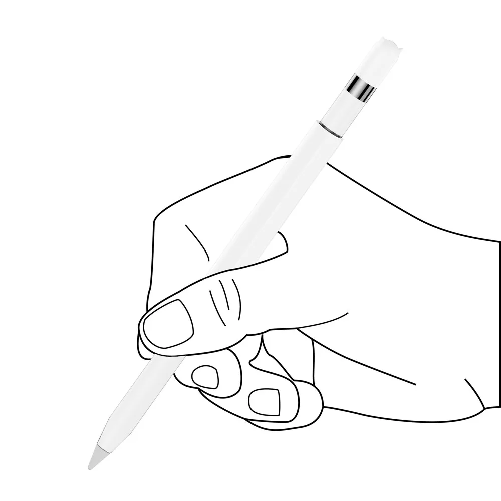 Магнитный рукав, мягкий силиконовый держатель, набор для Apple Pencil, предотвращает раскатывание карандаша, паста, ваш ipad, рисование, наброски