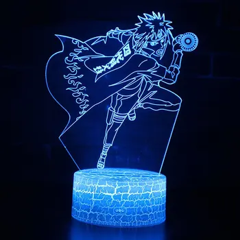 

Anime Naruto theme 3D Lamp LED night light 7 Color Change Touch Mood Lamp Christmas present Dropshippping