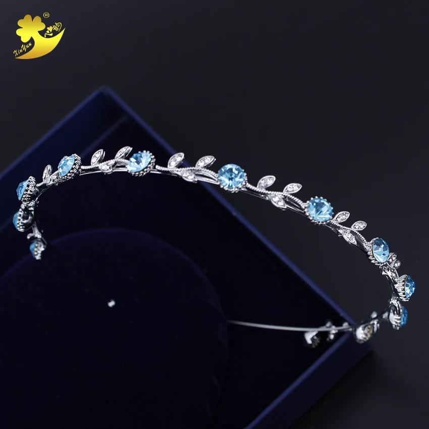 Хан Для женщин повязки для волос аксессуары для волос со стразами Haaraccessoires Bruid нарисованной длинноволосой девочкой, полос Единорог лента для волос в стиле «принцесс» с короной Haarband
