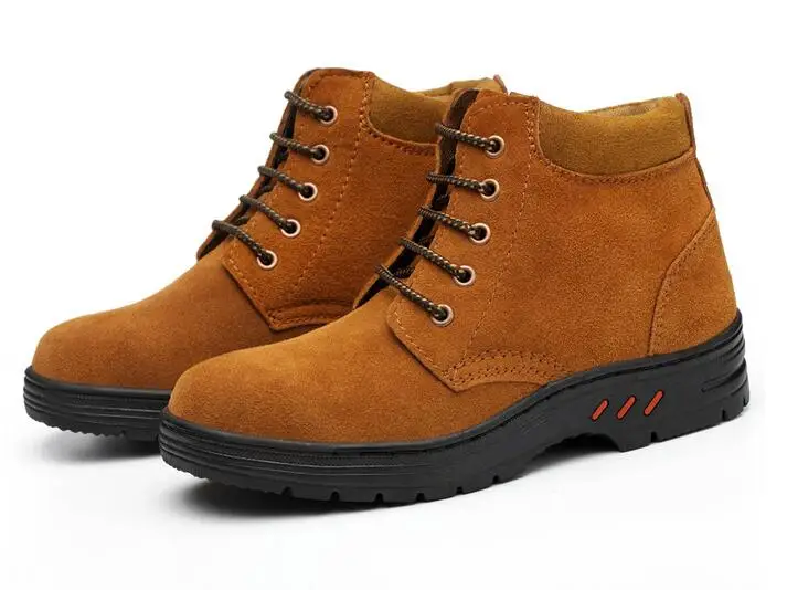 

Labor insurance shoes, anti-smashing, piercing, male, breathable, steel, head, hair, leather, slip, wear