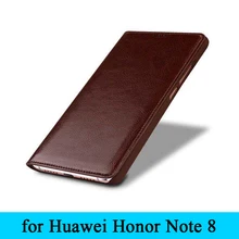 Classic Design Flip Case Luxury Genuine Leather Cover Skin Phone Protective Bag for Huawei Honor Note8 Note 8 Free Shipping