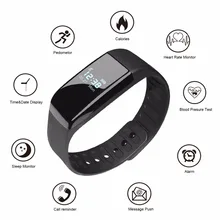 Новинка года Smartband пульсометр кровяное давление часы браслет Спорт фитнес трекер pulsera inteligente будильник браслет для часов