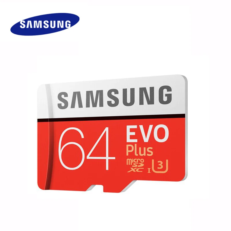 100% Оригинал SAMSUNG Micro SD card 64 GB u3 карты памяти EVO Plus 64 GB Class10 TF карты C10 100 МБ/с. картао де memoria UHS-1