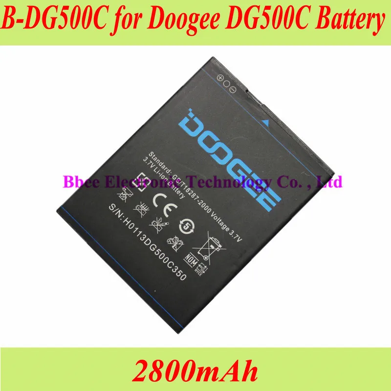 2800 мА/ч B-DG500C Doogee DG500C DG500 Батарея AKKU батарея Аккумулятор PIL кинжал мобильный