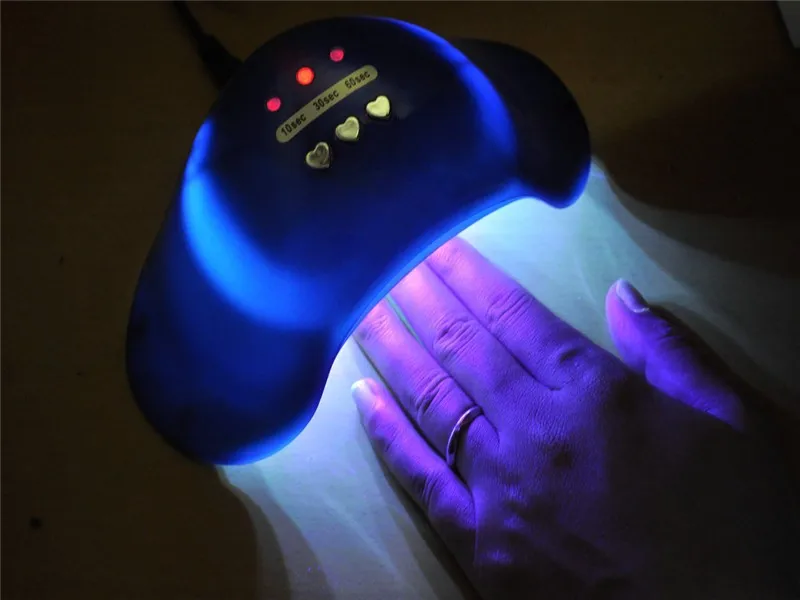 CCFL Led 12 Вт 110 В/240 В светодиодный светильник для терапии Ультрафиолетовая лампа для дизайна ногтей сушилка для гель-отверждения УФ лампа для сушки лака для ногтей маникюр