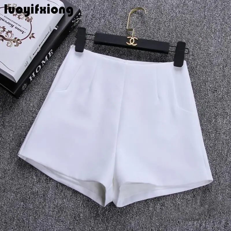 Hot Fashion Lady Shorts for Women New Summer Women Shorts Skirts Casual High Waist Shorts Female Black White Short Pants