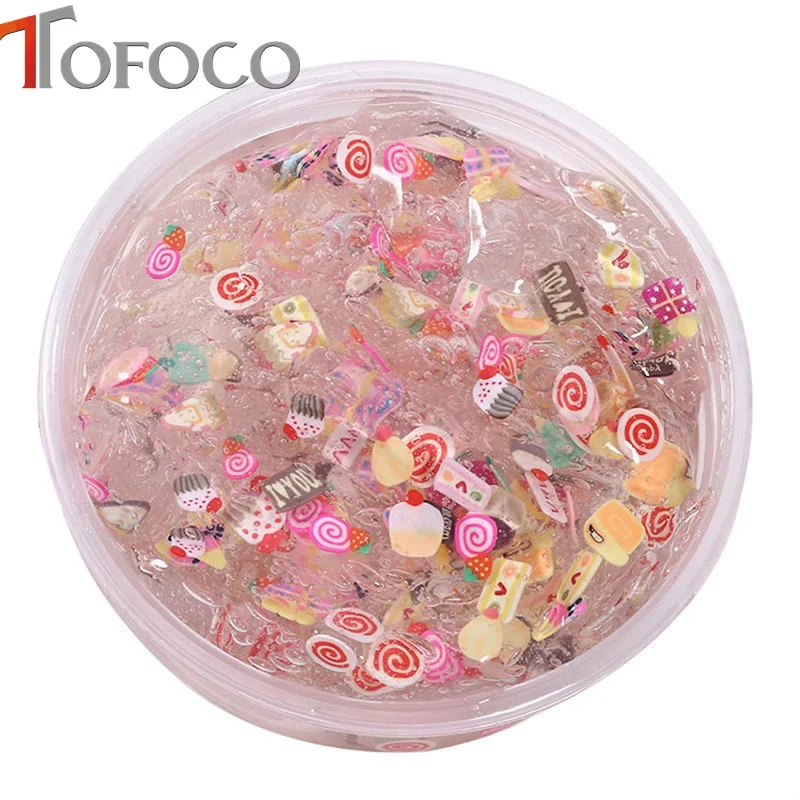 TOFOCO 12 Color Slime DIY Supplies Accessories Sugar Paper Glitter Powder Filler For Clear Slime Toys For Kids Lizun Antistress