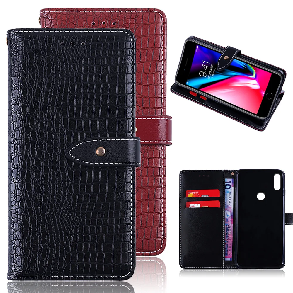 Fashion Case For ASUS ZenFone Max Pro M1 ZB601KL ZB602KL  smartphone Crocodile skin Flip Leather Cover Phone Bag Wallet cover