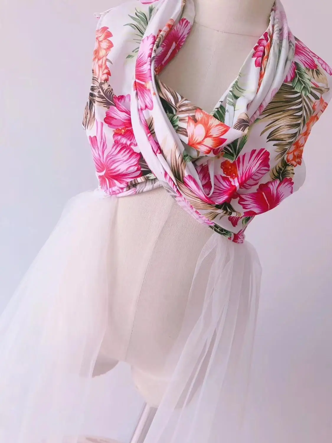 В Корейском стиле девочек; рубашка из Лоскутной Ткани; модная летняя хлопковая Пышная юбка из тонкой прозрачной ткани Блузка для девочек От 3 до 8 лет B899