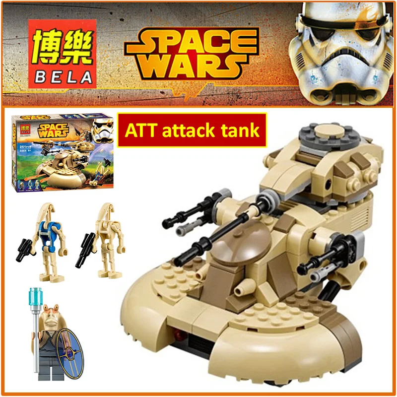 BELA 10371 Compatible Space Wars ATT Attack Tank 75080 Building Blocks
