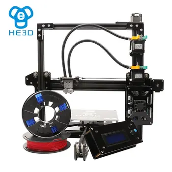 

New upgrade reprap auto level HE3D EI3 dual flex aluminium extruder diy 3D printer heat bed 200*200*200mm printing size
