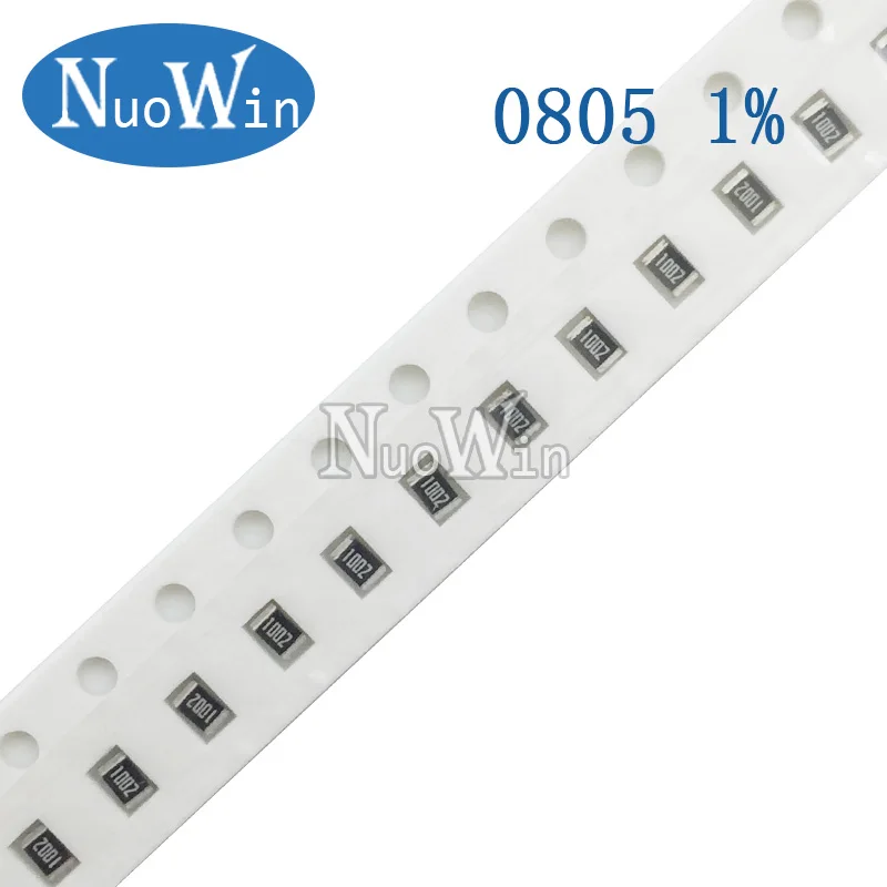 

300pcs/lot 0805 SMD Resistor 1% 1K 1.1K 1.2K 1.3K 1.5K ohm