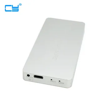 

USB-C USB 3.1 Type C to Dual M.2 NGFF PCI-E 2 Lane SSD Enclosure with Raid Raid0 Raid1 or PM