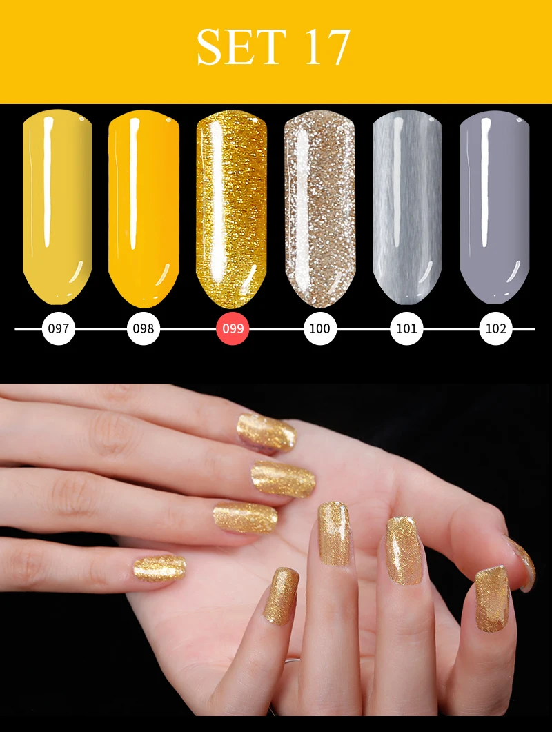 Lily Angel 7,3 мл Nail Art Дизайн Маникюр 110 Цвет Soak Off эмали гель для ногтей Светодиодный УФ гель лак для ногтей 39-76