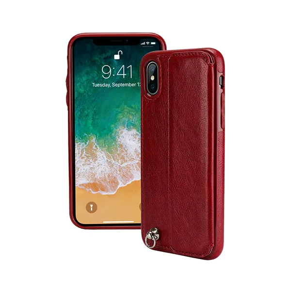 Блестящий кожаный бумажник чехол для телефона для iPhone XS Max XR X 6 6s 7 8 Plus чехол держатель для карт Магнитный чехол для iPhone 5 5S SE 6 6s - Цвет: red