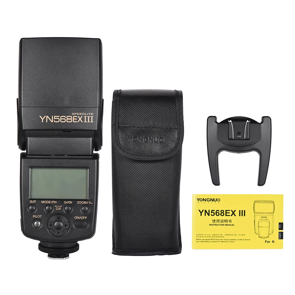 YONGNUO YN568EX III Беспроводная ttl HSS Вспышка Speedlite для Canon 1100d 650d 600d 700d для Nikon D800 D750 D7100 D5200 D3100