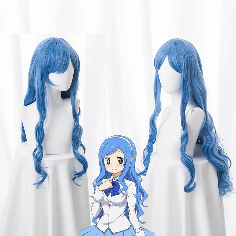 Cosroad аниме Himouto Umaru парик Чан Tachibana Sylphynford косплей смешанные синие длинные кудрявые