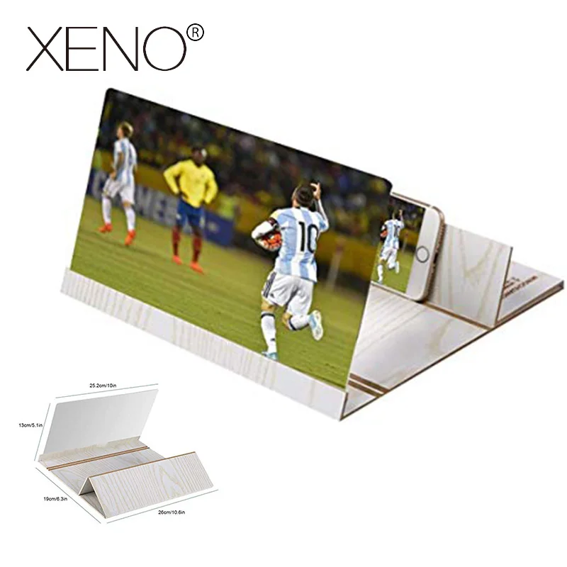 

Luxury 12in Mobile Phone Screen Magnifier 3D Phone screen Magnifier Expander for phone Video Amplifier Folding Enlarged for Film