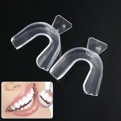 6 шт./3 пары профессиональных стоматологических зубная шина отбеливающие лотки взрослых отбеливающий зубной Whitener Капы Уход за полостью рта
