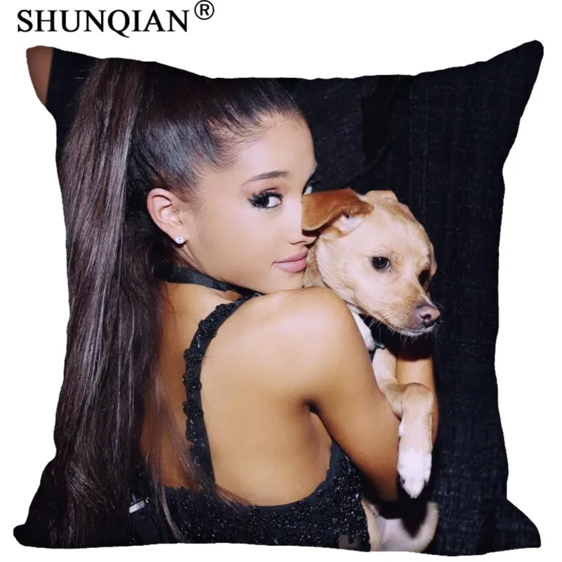

LUQI Free Shipping for 18"x18" Custom Ariana Grande pillow Throw Cover Case (two side) PC18-86