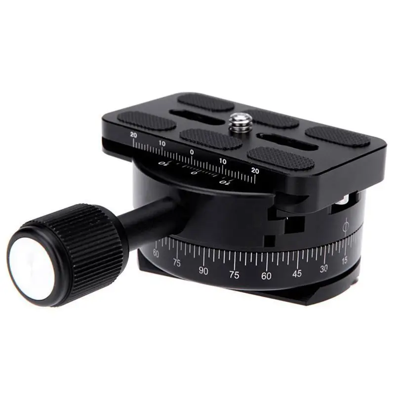 Top Deals 360 degree Tripod Quick Release Clamp Plate Panoramic Head