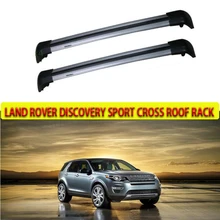Für Land Rover Discovery Sport 2015 2016 2017 Dachträgerschienen Bar Gepäckträger Bars top Kreuz Racks Schiene Boxen aluminiumlegierung